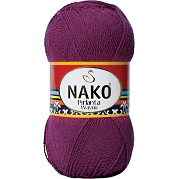Příze Pletací příze Nako Pirlanta Wayuu 6637 - fialová