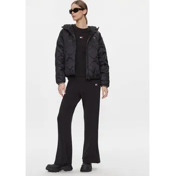 Pánská mikina Tommy Jeans Mikina Badge DW0DW17325 Černá Relaxed Fit XL