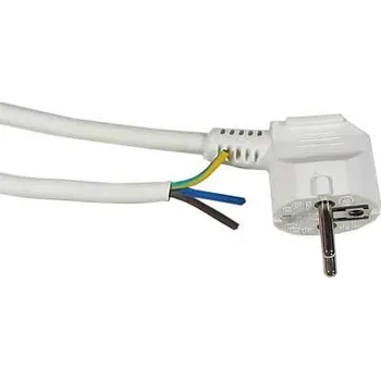 Napájecí kabel Flexo s volným koncem 3x1mm 5m bílá