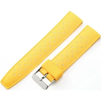 Řemínek na hodinky Řemínek Tropic - žlutý - 20 mm + 5 let záruka a dárek ZDARMA