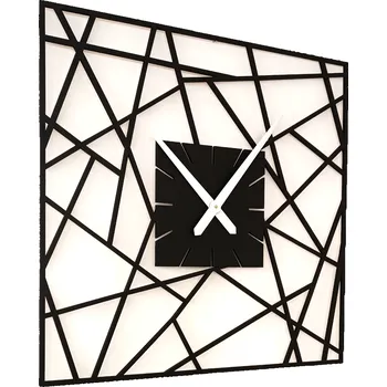 Hodiny MAJADESIGN Nástěnné hodiny EDGE HRANATÉ - BAREVNĚ LAKOVANÉ Velikost: 30x30