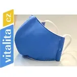 TNG rouška textilní 3-vrstvá M modrá