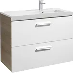 Prisma - skříňka pod umyvadla 90 cm, jasan/bílá A856883322