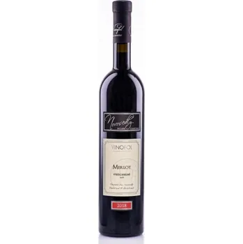 Víno Vinofol Merlot výběr z hroznů 2018 0,75l 14,5%