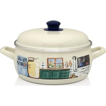 Hrnec Metalac kuchyňka, kastrol s poklicí 14 cm, 1,1 l