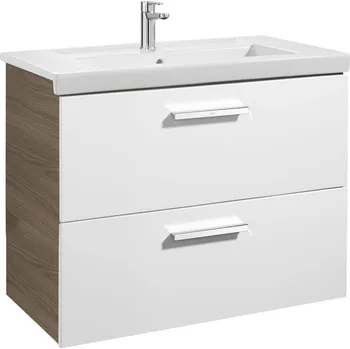 Koupelnový nábytek Prisma - skříňka pod umyvadla 80 cm, jasan/bílá A856882322