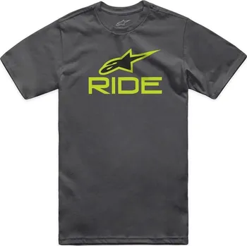 Pánské tričko Triko - ALPINESTARS Ride CSF 4.0 2024 - Charcoal/Lime/Black XL