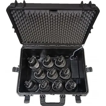 Vysílačka Velký odolný kufr se single nabíječi Radiostanice