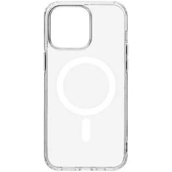 Pouzdro na mobilní telefon CELLFISH zadní kryt s podporou MagSafe pro Apple iPhone 15 Pro Max čirýSLEVA 100% na lens