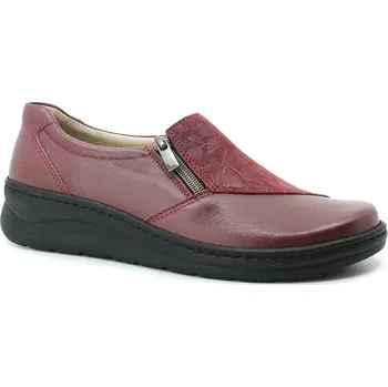 Dámské polobotky HILBY 1113 bordo, dámské polobotky vel.39