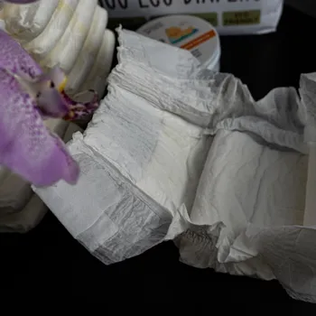 Plenkové kalhoty XL balení Woopies dětské EKO pleny SMALL (6-10kg) Wooden Spoon 3x32ks