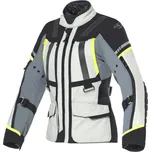 CLOVER bunda SAVANA-4 WP dámská light grey/dark grey/yellow/black - S