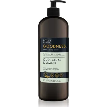 Sprchový gel Baylis & Harding Goodness Oud, Cedar & Amber sprchový gel 1000 ml