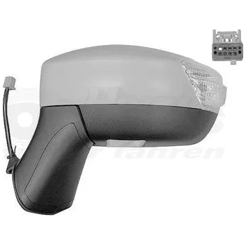 Auto zrcátko Vnější zpětné zrcátko VAN WEZEL 1905817