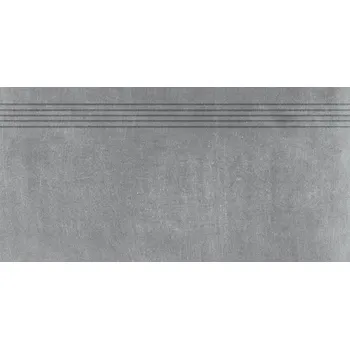 Obklad Rebel - schodovka rektifikovaná 39,8x79,8 tmavě šedá DCP84742