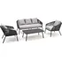 Zahradní sestava Halmar Rocca zahradní souprava šedá