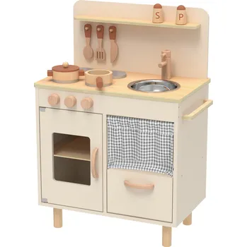 Dřevěná hračka Kuchyňka s vybavením Nature
