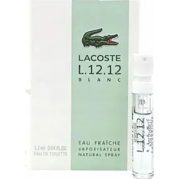 Pánský parfém Lacoste Lacoste Eau de Lacoste L.12.12 Blanc Eau Fraiche, EDT - Vzorek vůně Pre mužov Toaletní voda