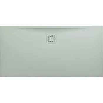 Sprchová vanička Laufen Pro - vanička obdélníková 140x90 s odtokem na delší straně, Marbond světle šedá H2109590770001