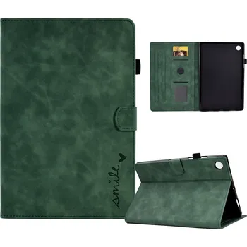 Pouzdro na tablet VSECHNONAMOBIL 66341 ART SMILE Zaklápěcí pouzdro Samsung Galaxy Tab A9+ zelené