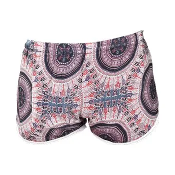 Dámské kraťasy Kraťasy DAO, šedé, mandaly a ornamenty