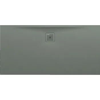 Sprchová vanička Laufen Pro - vanička obdélníková 140x80 s odtokem na delší straně, Marbond betonově šedá H2109530790001