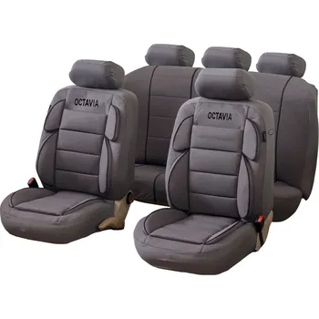 Potah sedadla Cappa Autopotahy OCTAVIA LUXURY Lima šedá