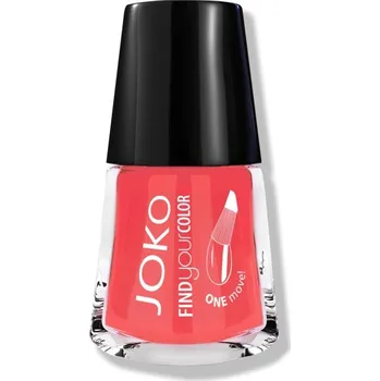 Lak na nehty Joko, Find Your Color lak na nechty s vinylom 110 Paradise Coral Mat 10ml