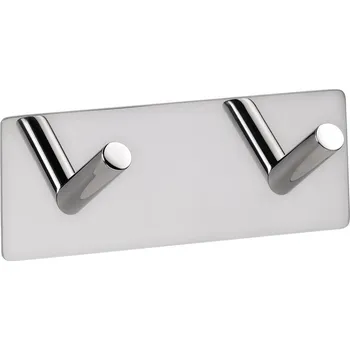 Věšák Easy - věšák se 2 háčky, lesk, k nalepení 163106271