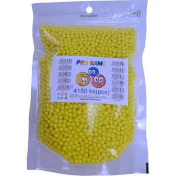 Airsoftová kulička Kuličky Pro Game Gold Pearl 0,12g, 4150bb, žluté