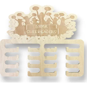 JarisWood Věšák na medaile Silver Team Cheerleaders