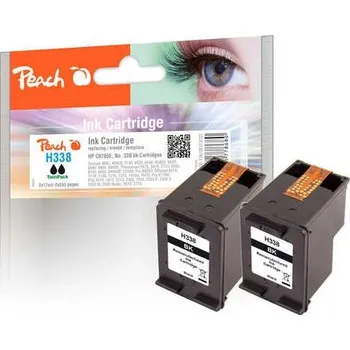 Počítač PEACH kompatibilní cartridge HP CB331E, No 338*2 TwinPack, 2x black