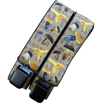 Kšandy Pánské kšandy s motivem pro houbaře hnědé