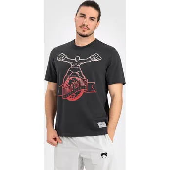 Pánské tričko Pánské tričko Venum UFC UltiMan - Grey/Red Velikost: XL