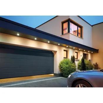 Hörmann 2500x2000 sekční garážová vrata RenoMatic barvyRal 9016,7016, 8028 9006,9007,9005,CH 703,stropní pohon vrat a 2 kusy dálkových ovladačů Barva: RAL 9007