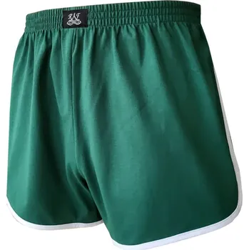 Trenýrky Pánské Sportovní Trenýrky FOLTÝN zelené PSTF05 Velikost: S, Materiál: Mako-úplet