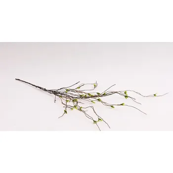 umělá květina Umělá větev vrby s lístky 86 cm, hnědá