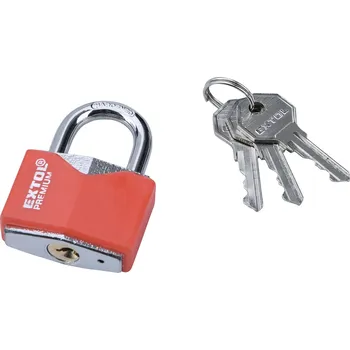 Visací zámek EXTOL PREMIUM zámek visací kovový, 40mm