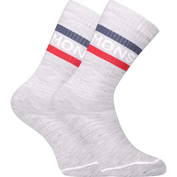 Pánské ponožky Ponožky Mons Royale merino šedé (100555-1160-781) XL Možnost vrácení zboží ZDARMA do 120 dnů!