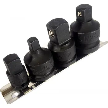 Gola sada BGS Úderové adaptéry 3/8' 1/4' 1/2', 4 ks BGS-technic Germany