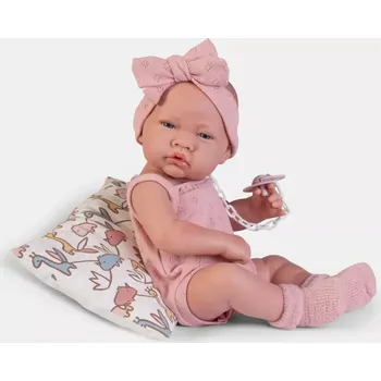 Panenka Miminko holčička s polštářkem od firmy Antonio Juan ze Španělska (Recién Nacida pijamita)