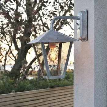 Venkovní osvětlení Konstsmide Benu Down venkovní nástěnná lampa E27 žárově pozinkovaná, Konstsmide