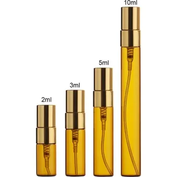 Kosmetická sada Sada mini rozprašovačů na parfémy | 100 kusů - jantar zlatá,5ml,30 ks