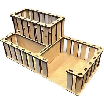 JarisWood Konstrukce pro vyplétaný košík - stolní organizér Povrchová úprava: Bez povrchové úpravy
