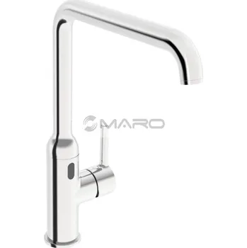 Vodovodní baterie Hansa HANSAVANTIS Style Hybrid Baterie dřezová stojánová, bez výpusti, otočné rameno, 230/9 V, Bluetooth, chrom, 54212209