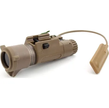 Sportovní střelba Element Taktická svítilna M3X LED (RIS) s IR filtrem, dlouhá - Dark Earth