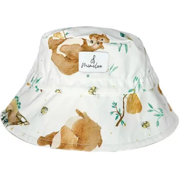 Klobouk Mimilove Bavlněný klobouček vel. 4-6 let Méďa