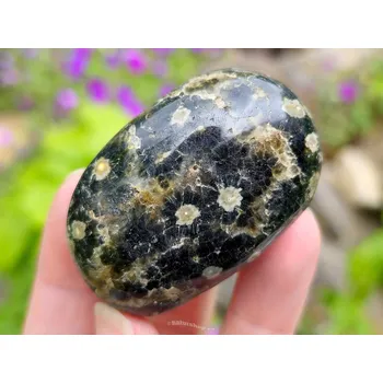 Přírodní kámen Leštěný kámen jaspis oceánový 79g