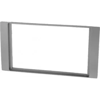 Autorádio PER.PIC. Rámeček pro autorádio 2 DIN Ford Fiesta 2005->, Ford Focus 2005->, Ford Focus C-Max 2005->, Ford Fusion 2005->, Ford Galaxy 2006->, Ford Kuga 2008->, Ford S-Max 2006->, Ford Transit 2006-> stříbrná