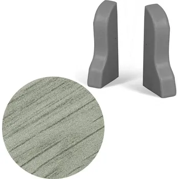 soklová lišta NOVÁK Koncovka k soklové liště MDF 40x20 dub Achensee, 1 pár M08-AMKO019